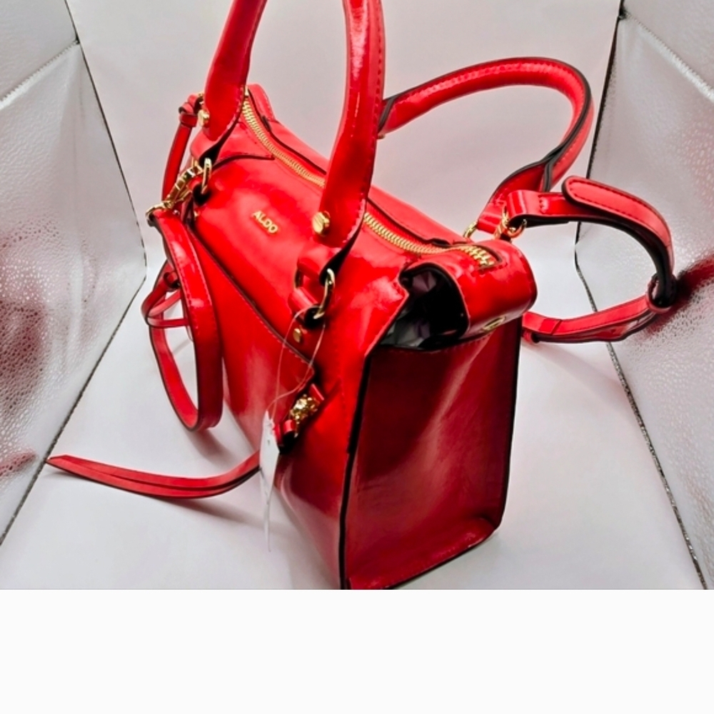 Aldo Red Women's Handbag - Picture 3 of 12